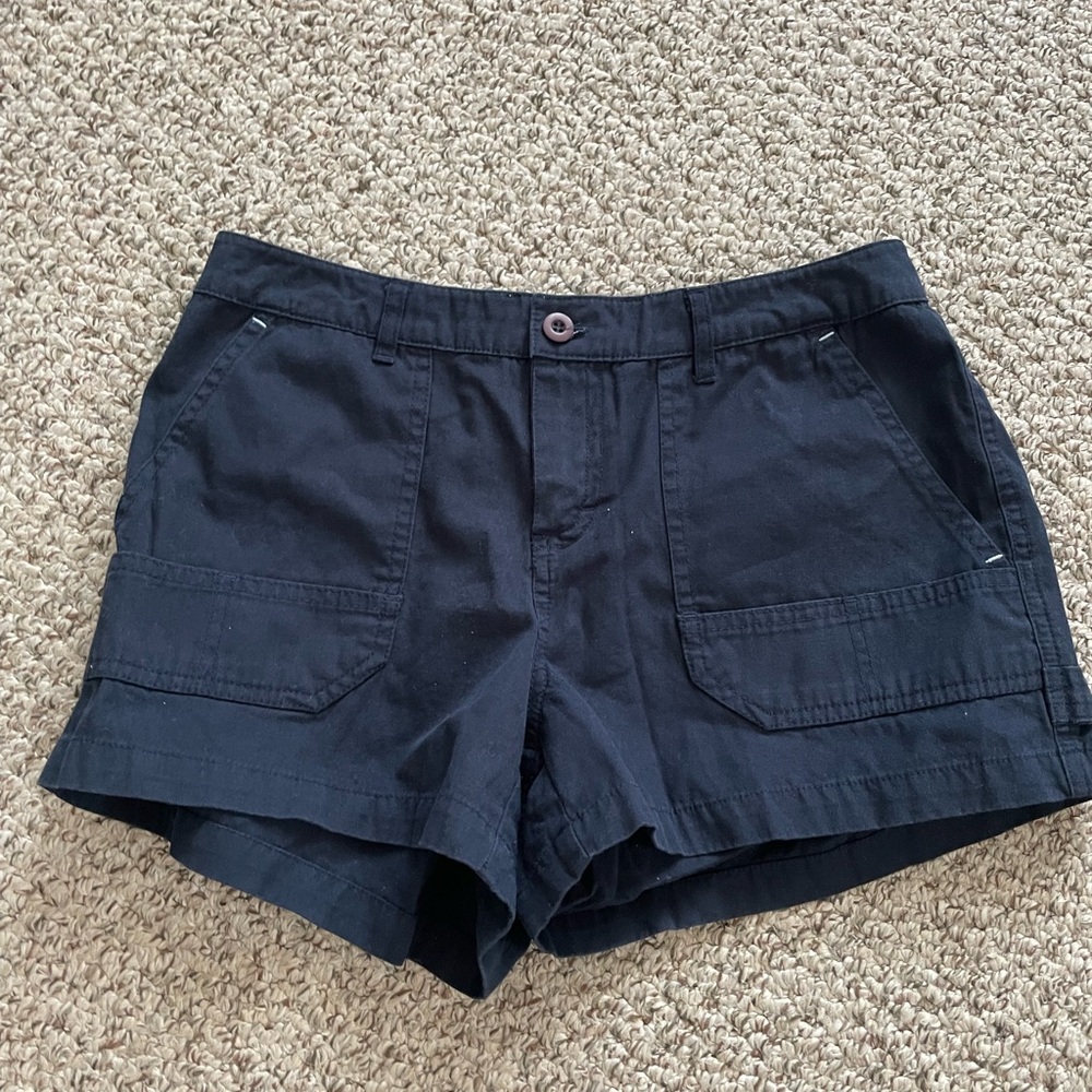 Aeropostale Navy Women's Cotton Shorts 5/6